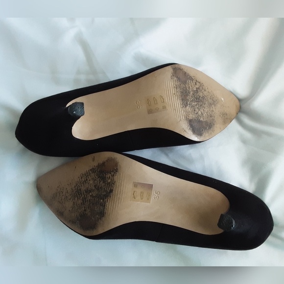 Kurt Geiger Carvela Black Suede heeled shoes - Picture 3 of 5